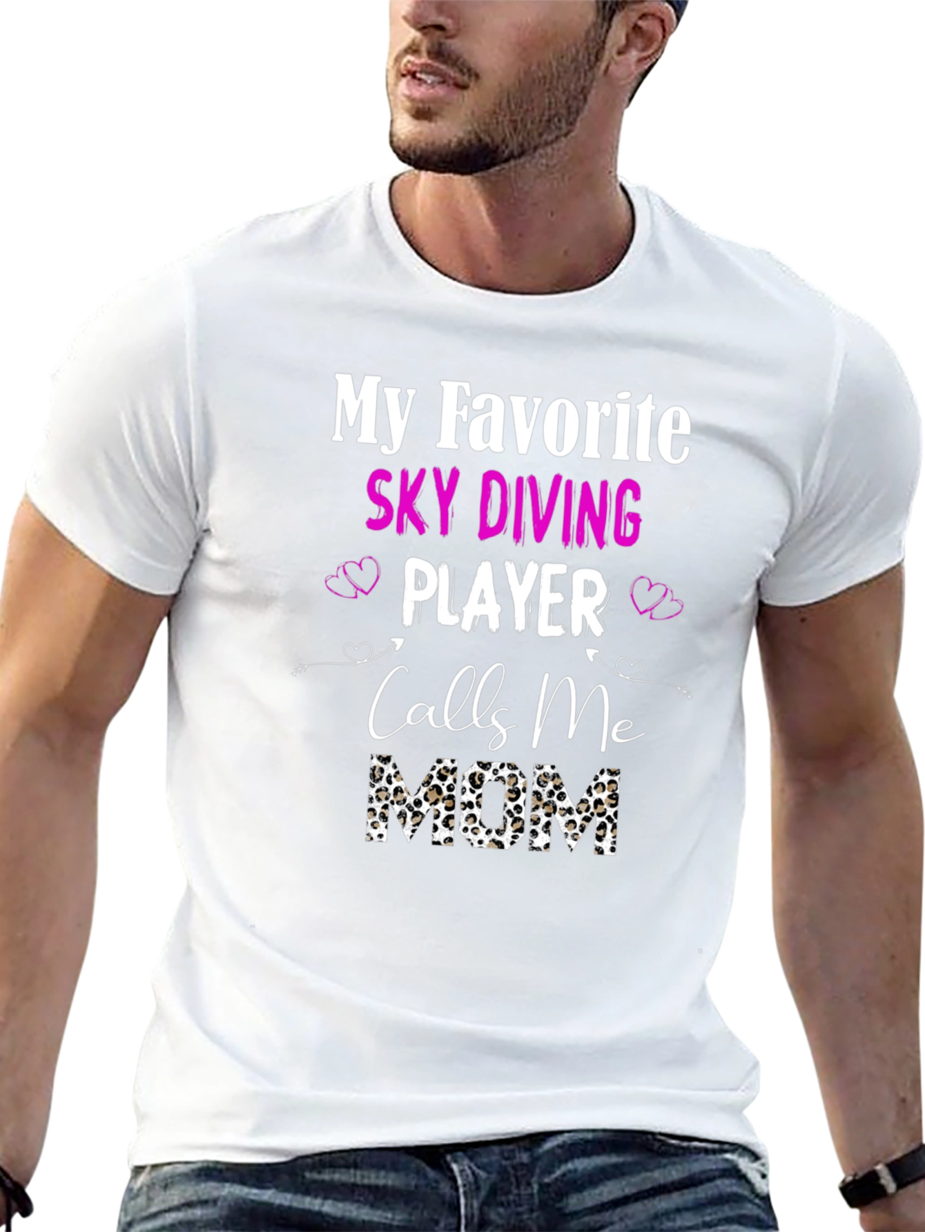 Sky Diving Player Mom T-Shirt