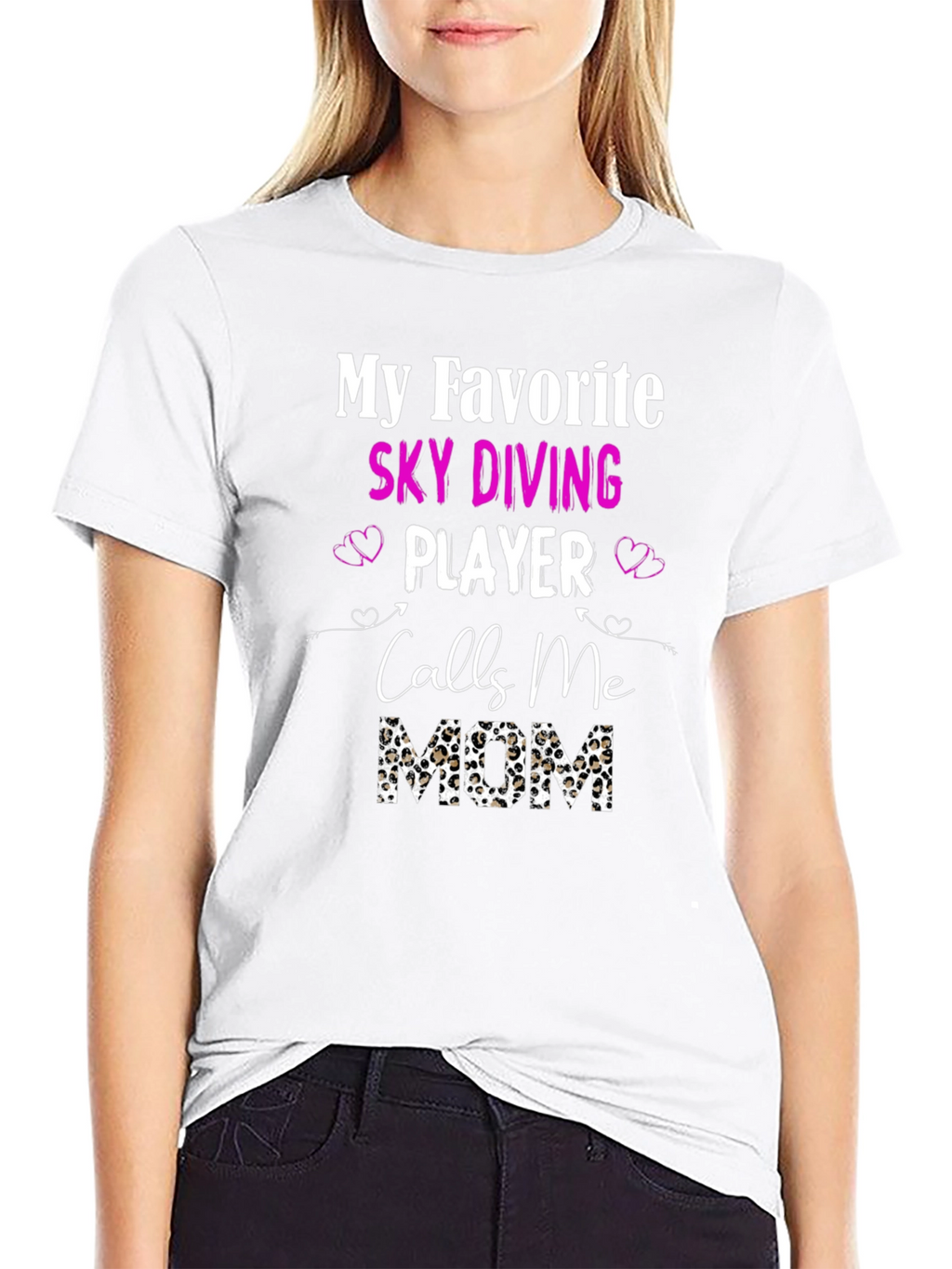 Sky Diving Player Mom T-Shirt