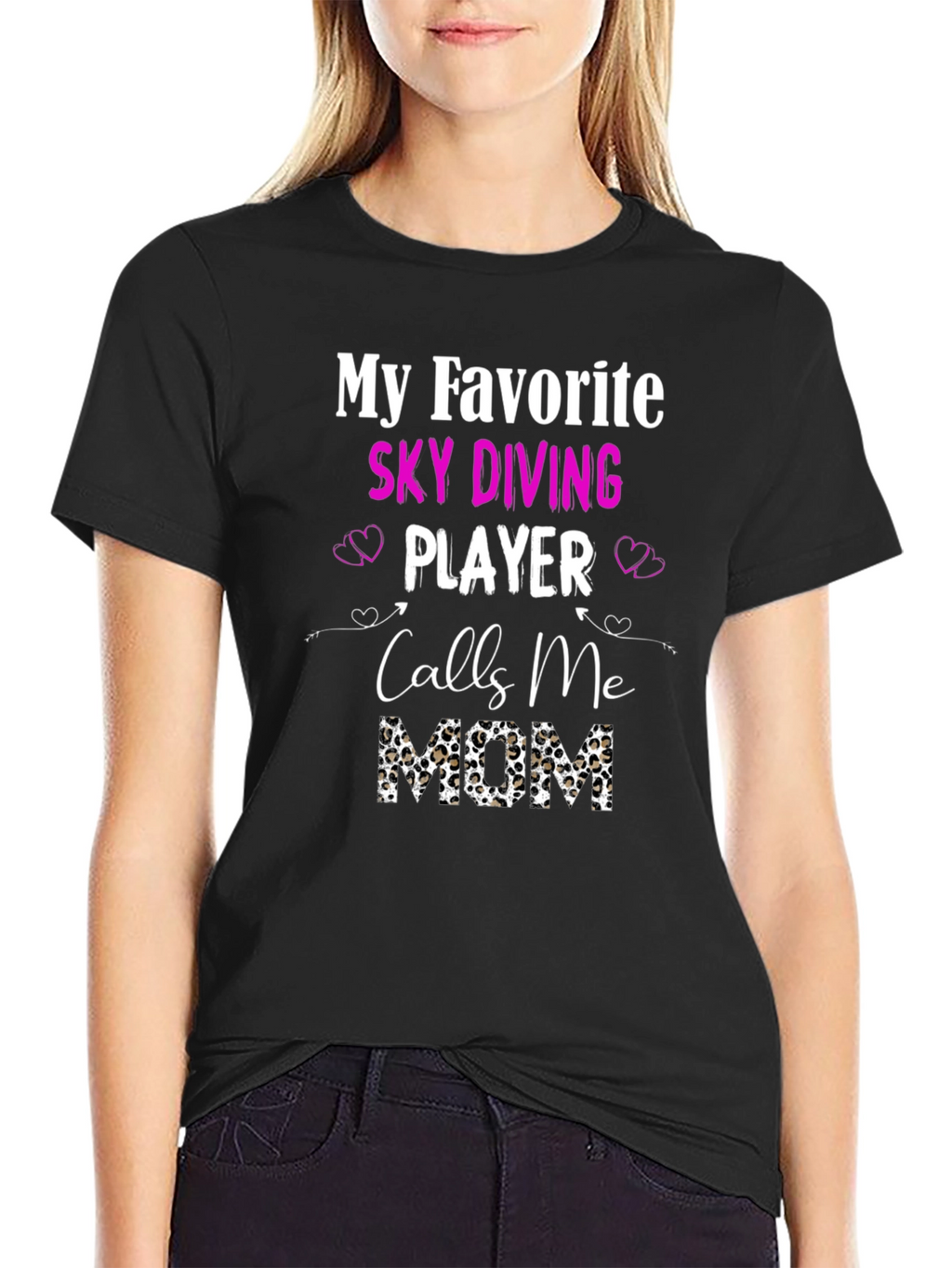 Sky Diving Player Mom T-Shirt