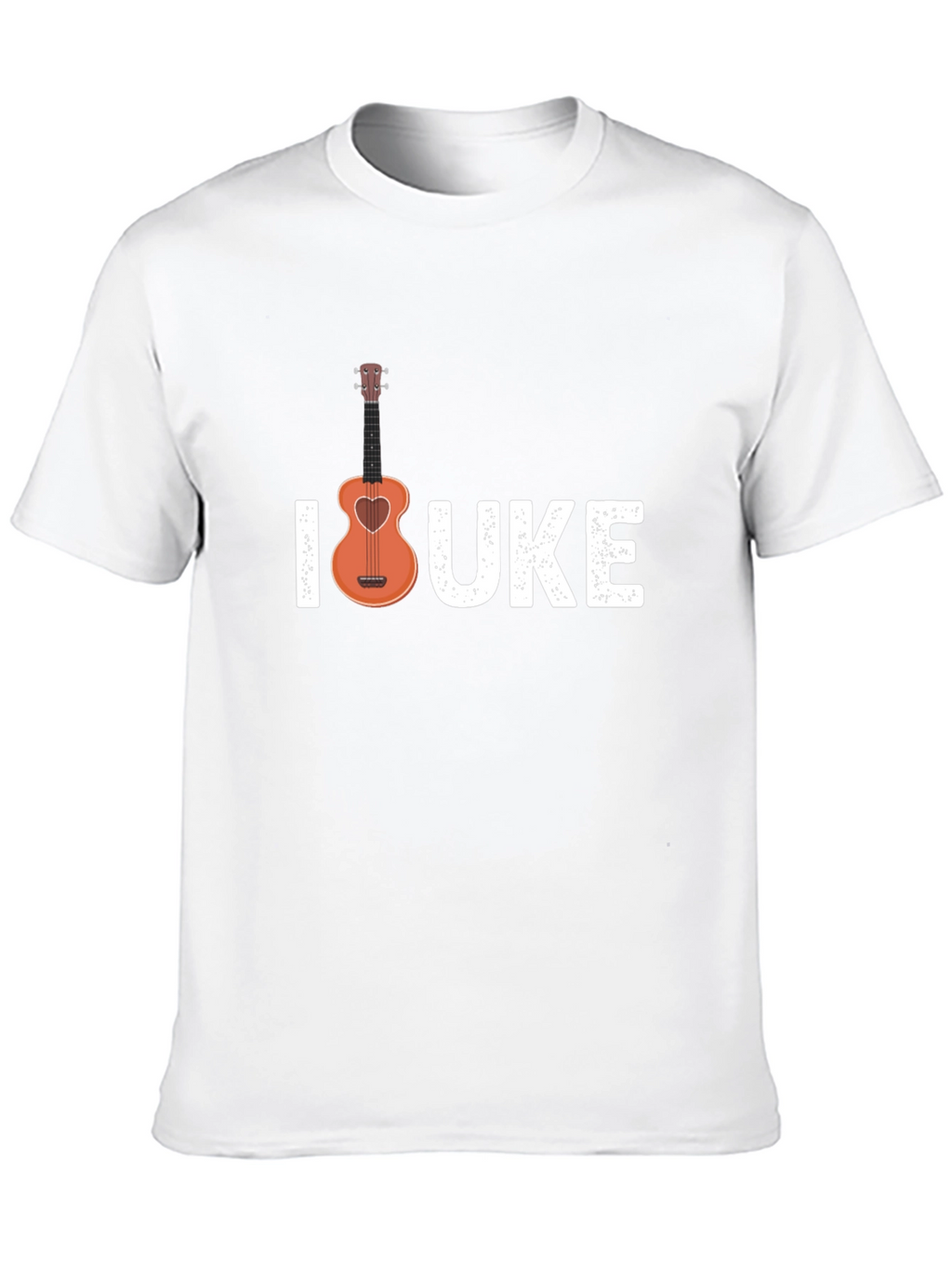 I Heart UKE T-Shirt - Ukulele Lover Tee
