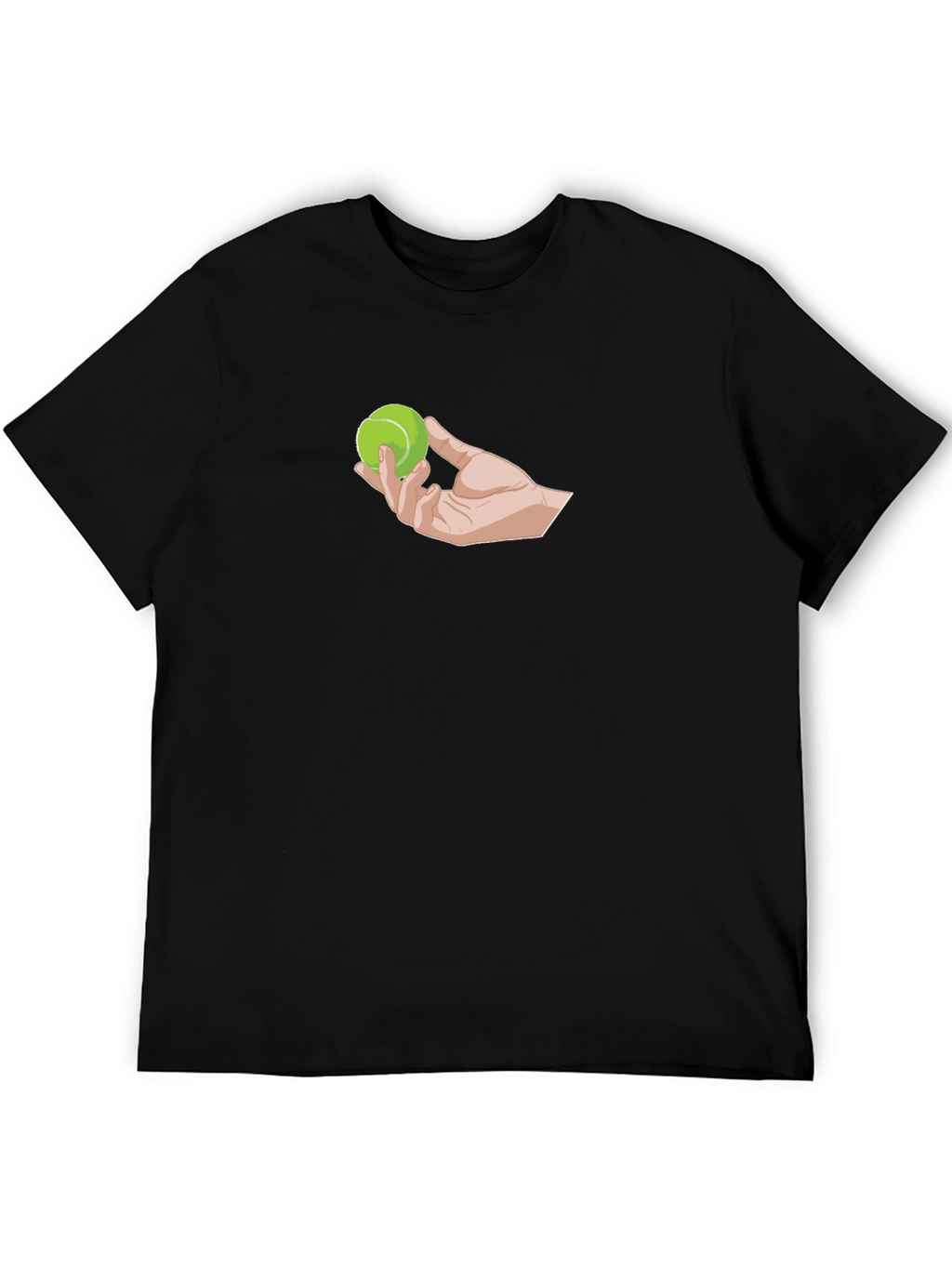 Hand Holding Tennis Ball Graphic Tee