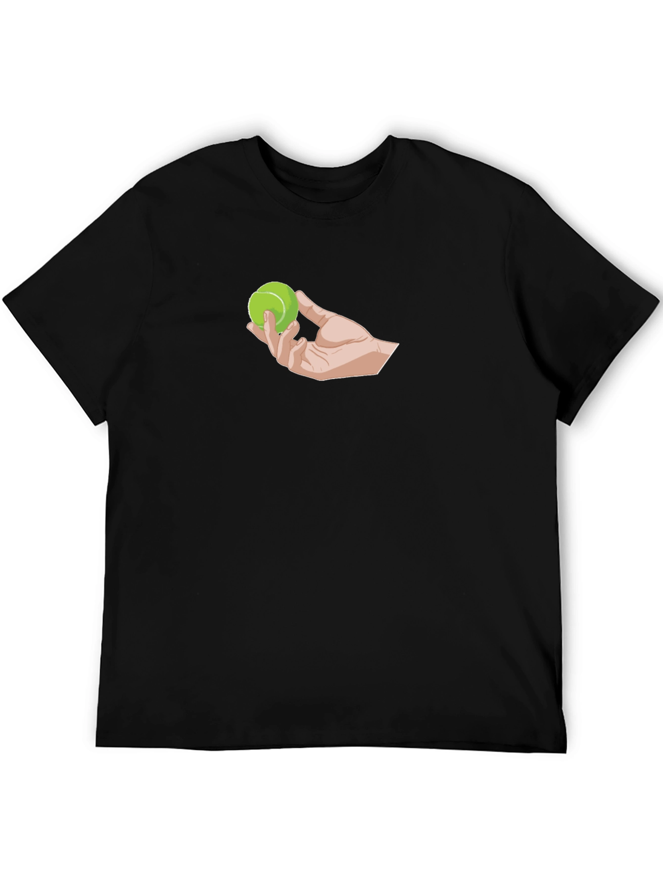 Hand Holding Tennis Ball Graphic Tee