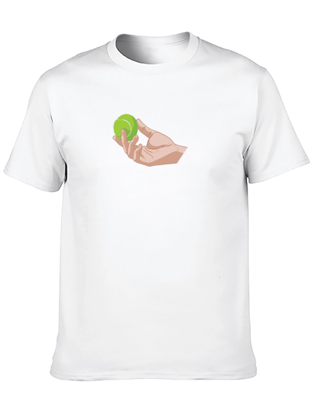 Hand Holding Tennis Ball Graphic Tee