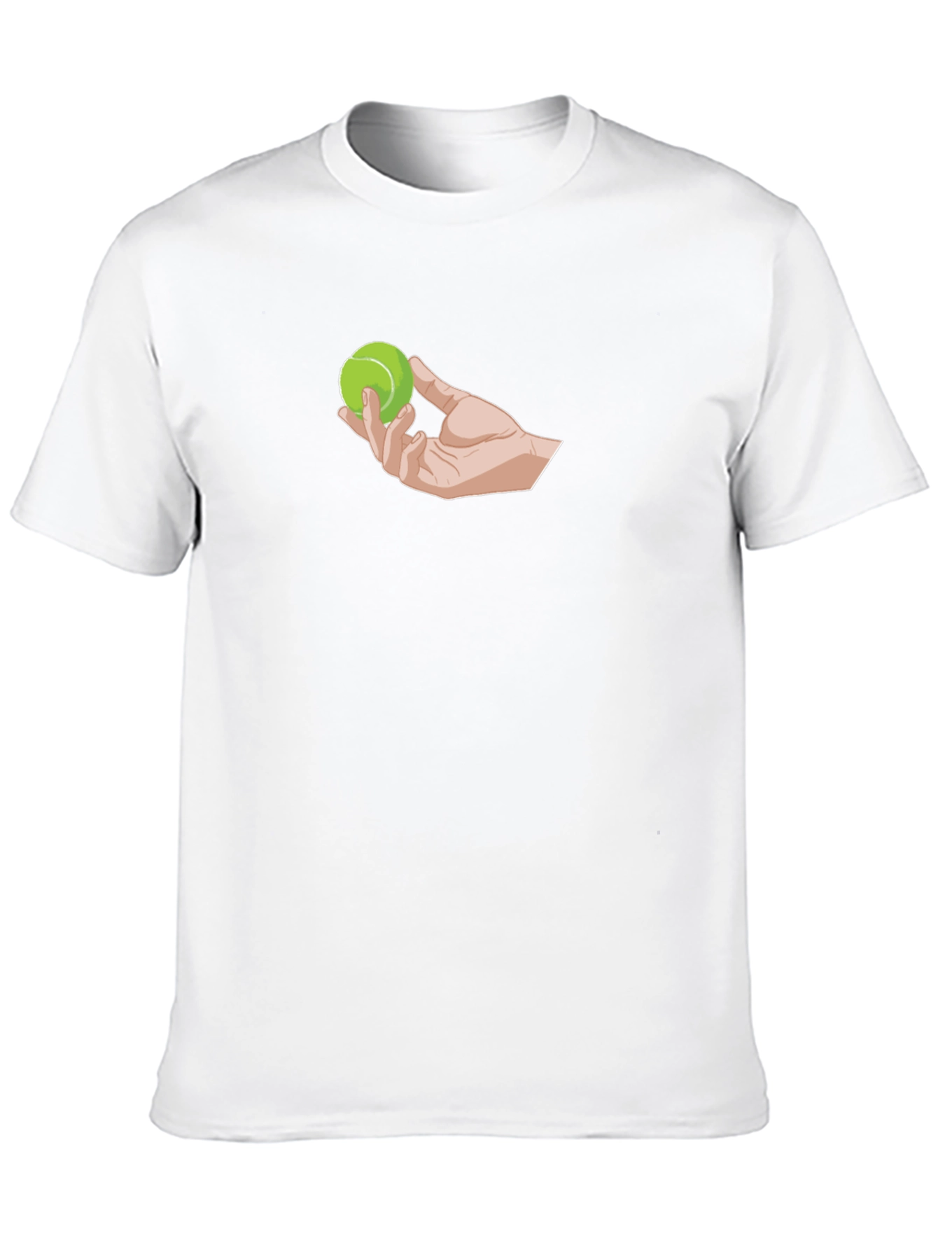 Hand Holding Tennis Ball Graphic Tee