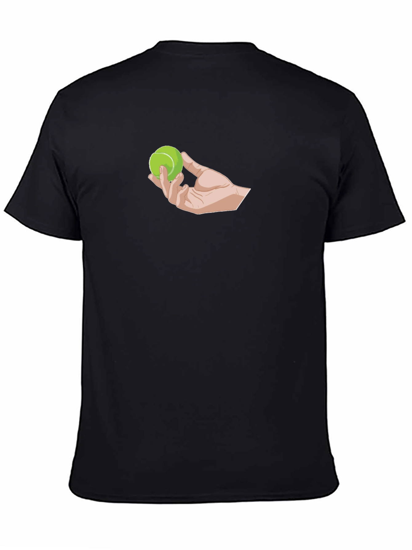 Hand Holding Tennis Ball Graphic Tee