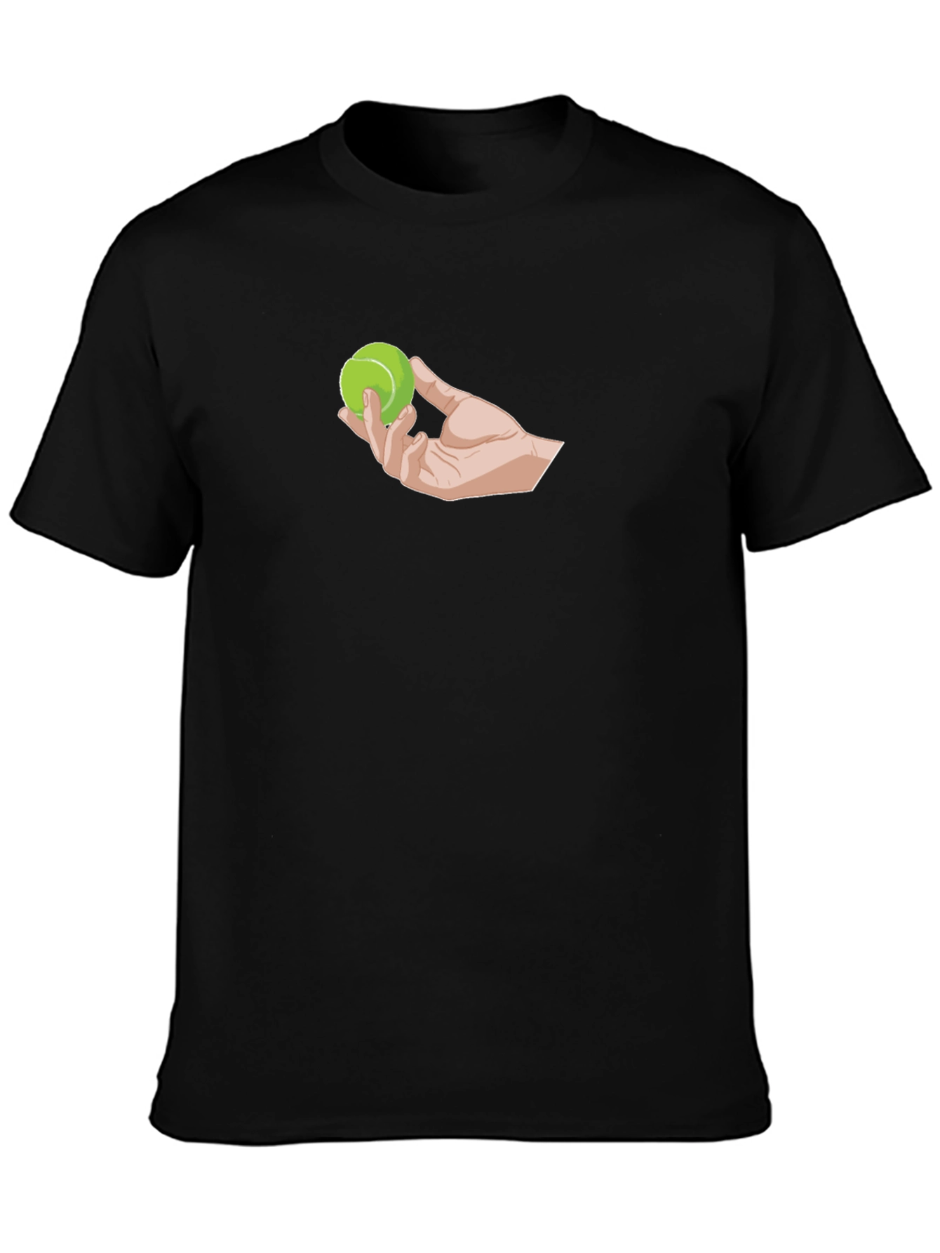 Hand Holding Tennis Ball Graphic Tee
