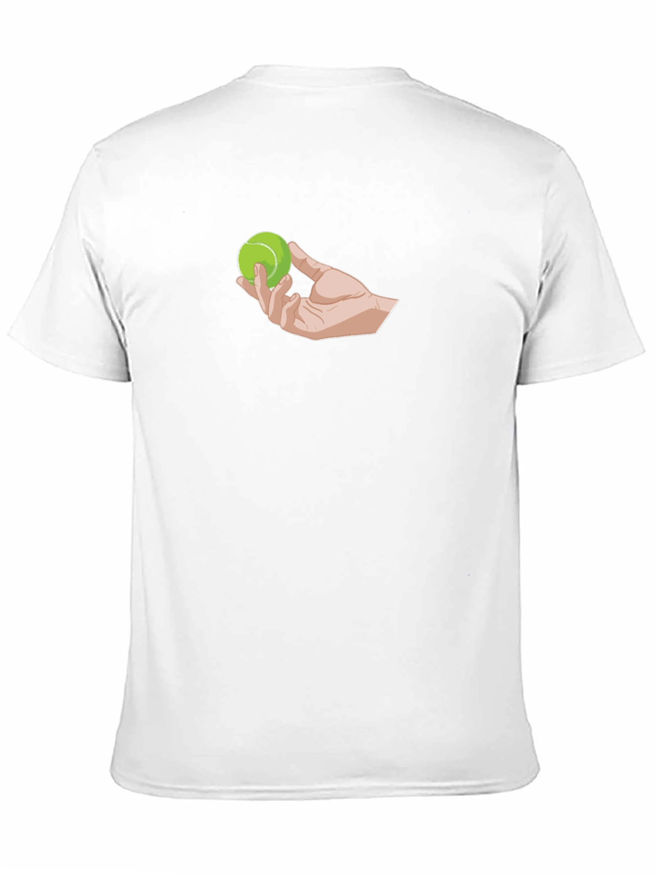 Hand Holding Tennis Ball Graphic Tee