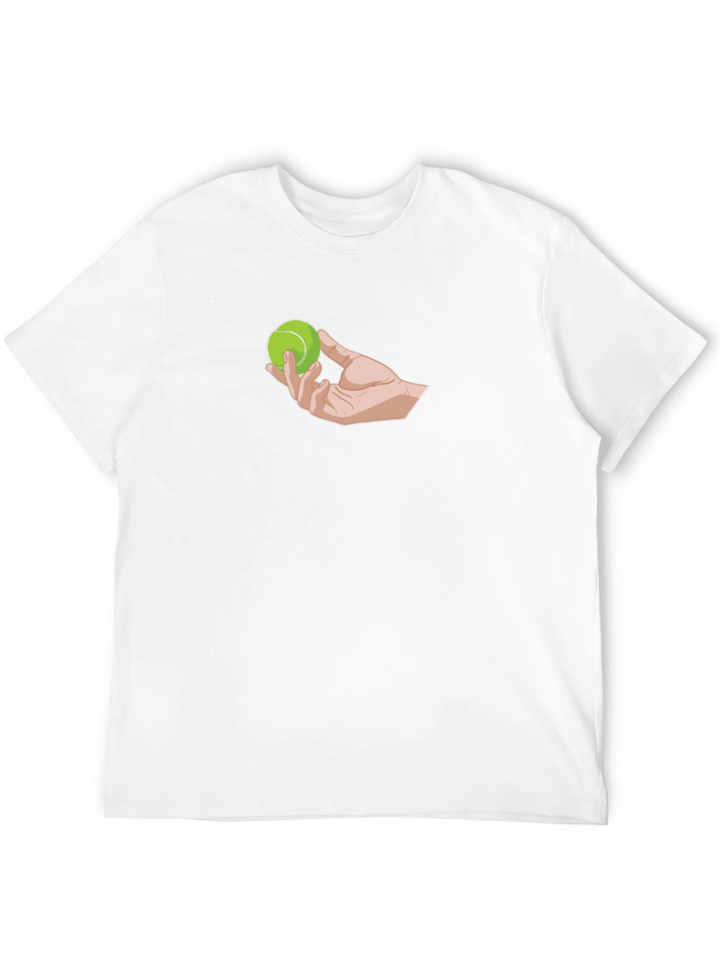 Hand Holding Tennis Ball Graphic Tee