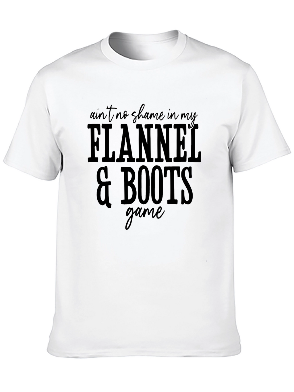Flannel & Boots Graphic Tee - Stylish Comfort