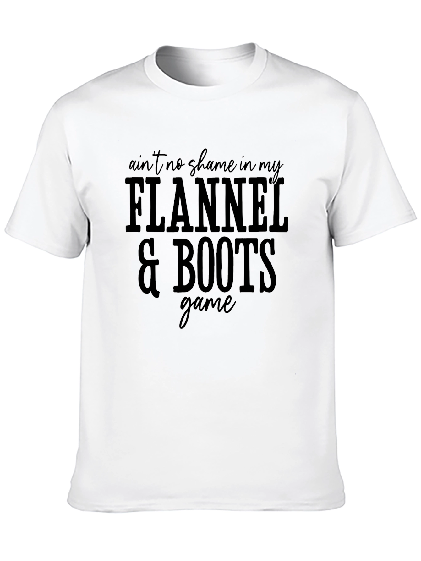 Flannel & Boots Graphic Tee - Stylish Comfort