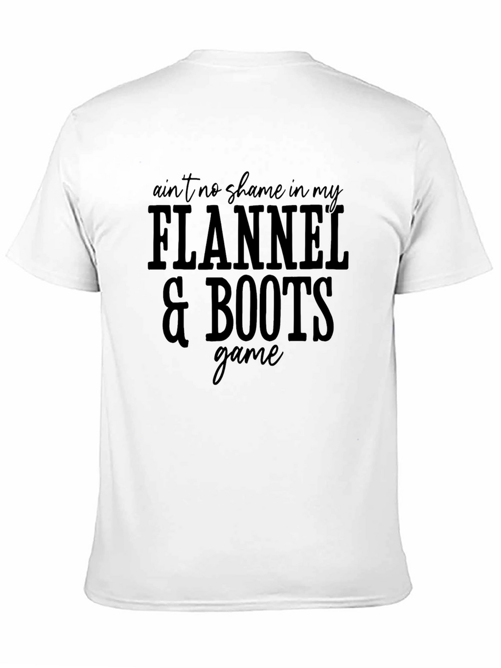 Flannel & Boots Graphic Tee - Stylish Comfort