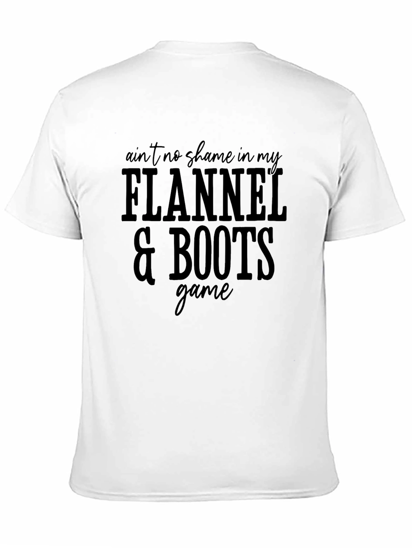 Flannel & Boots Graphic Tee - Stylish Comfort