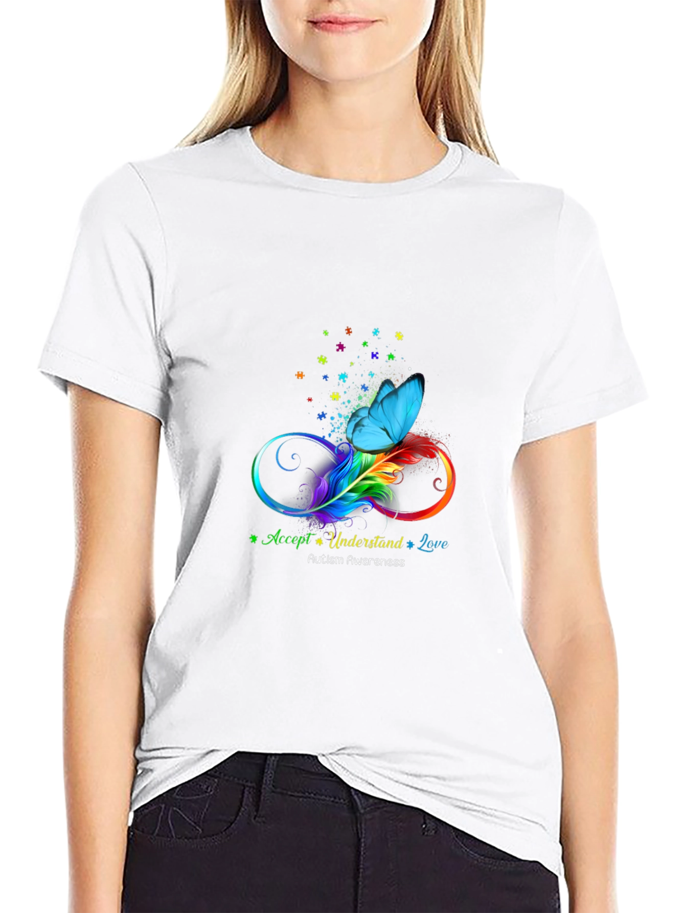 Autism Awareness T-Shirt: Accept Understand Love