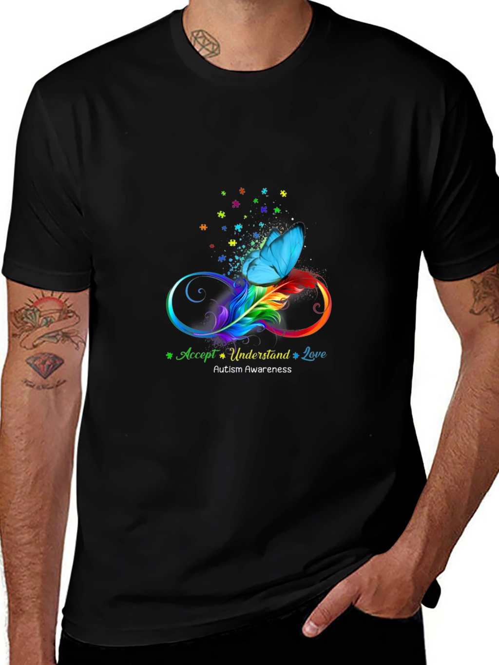Autism Awareness T-Shirt: Accept Understand Love
