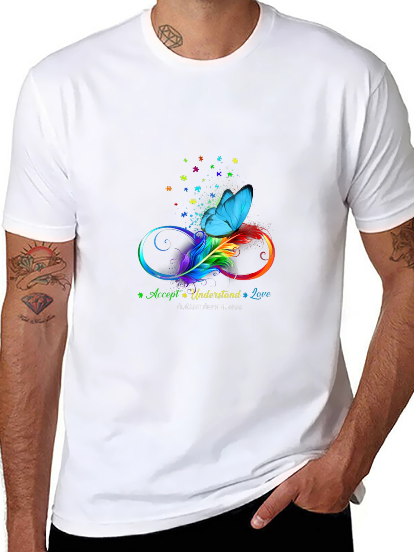 Autism Awareness T-Shirt: Accept Understand Love