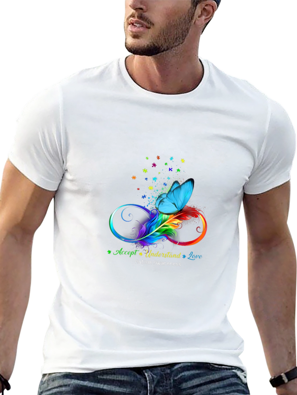 Autism Awareness T-Shirt: Accept Understand Love