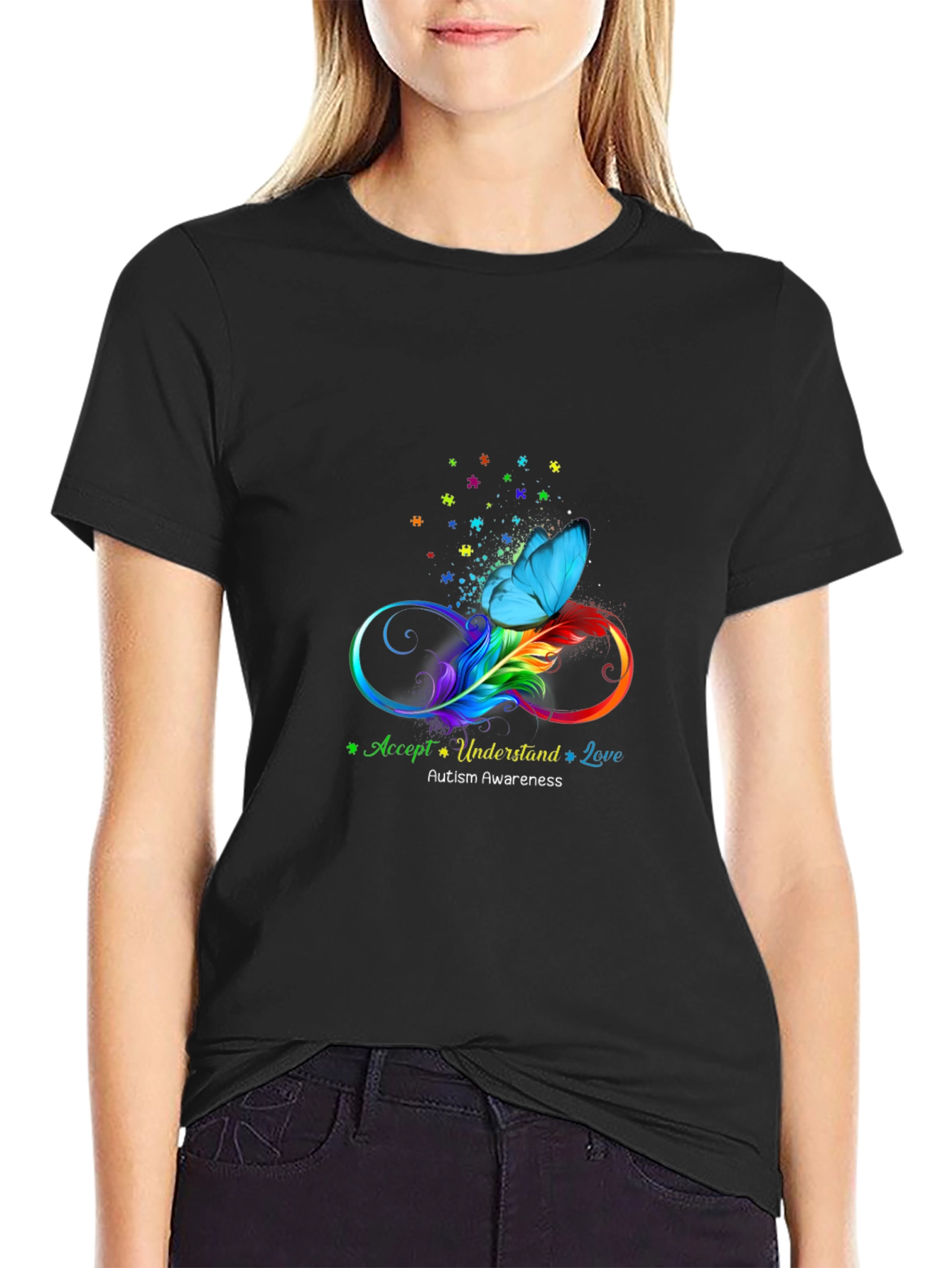Autism Awareness T-Shirt: Accept Understand Love