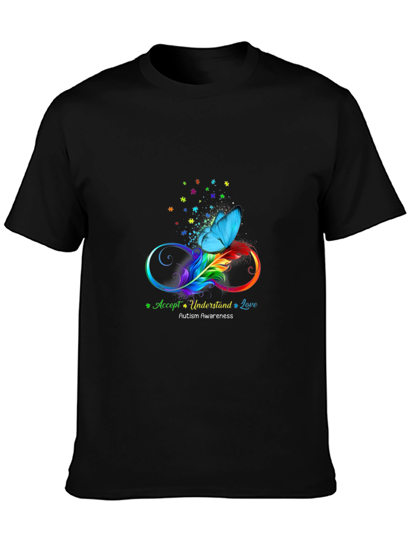 Autism Awareness T-Shirt: Accept Understand Love