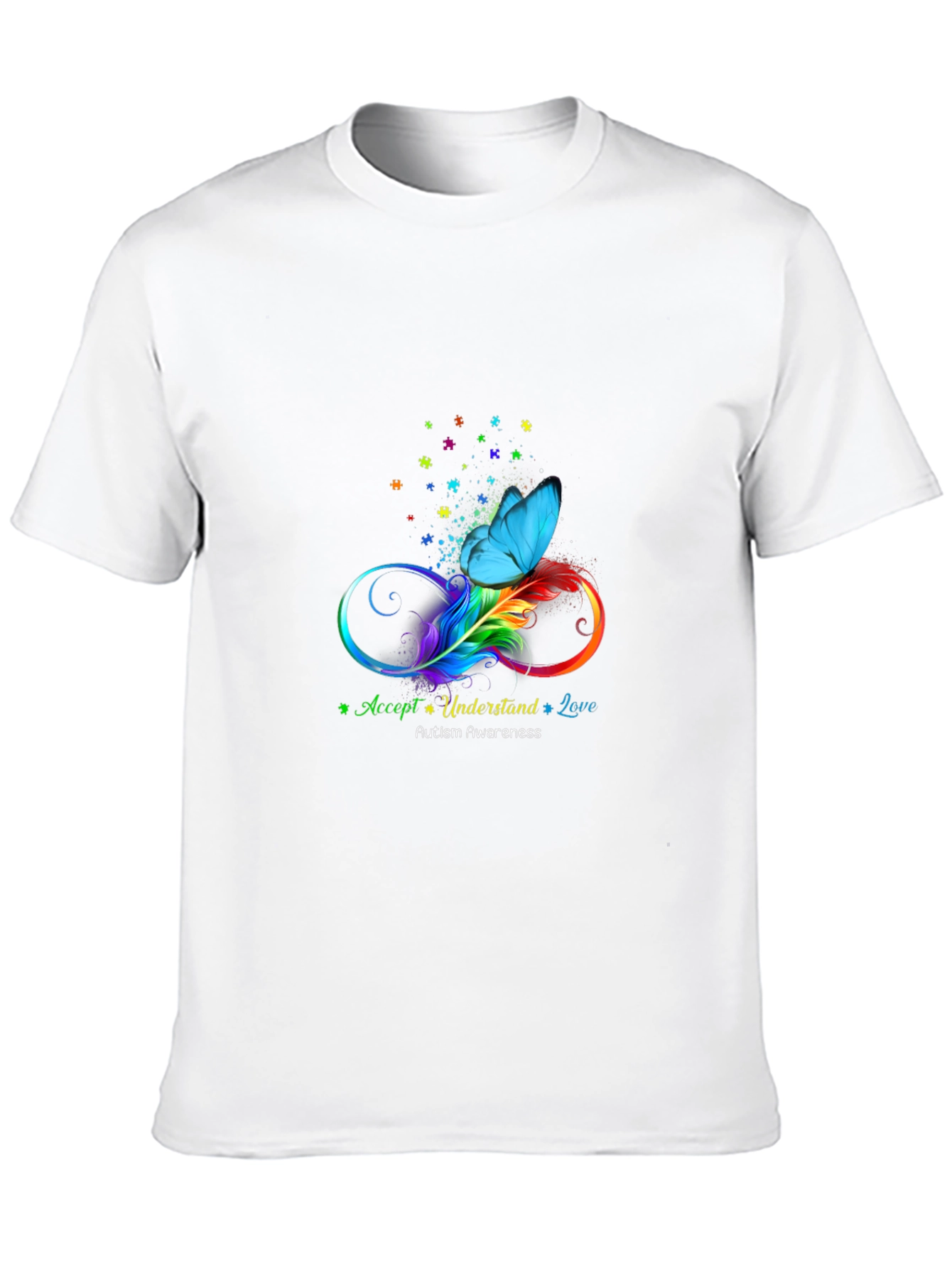 Autism Awareness T-Shirt: Accept Understand Love
