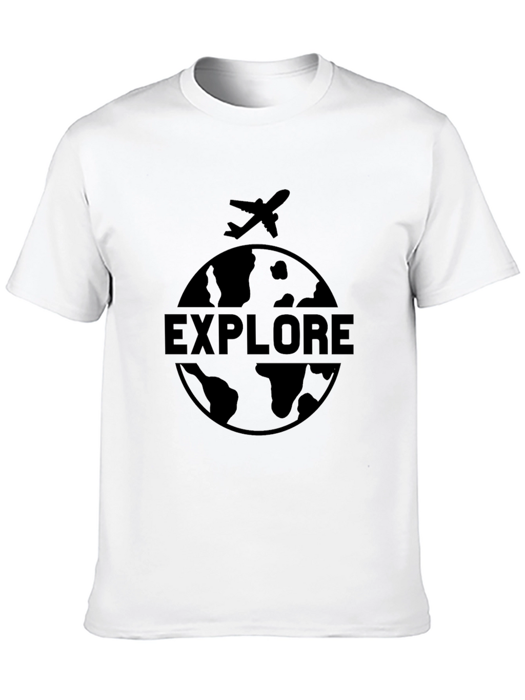 Explore Globe Graphic Tee - Black