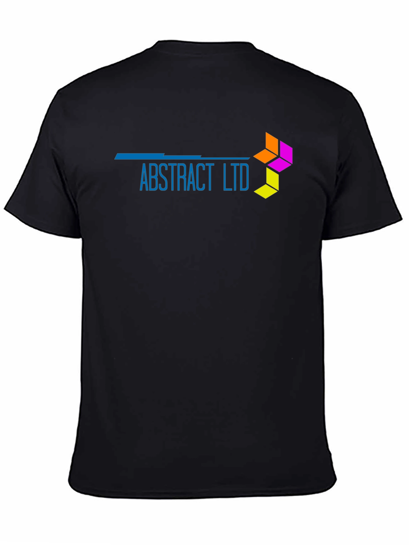 Abstract Ltd Black T-Shirt - Modern Design
