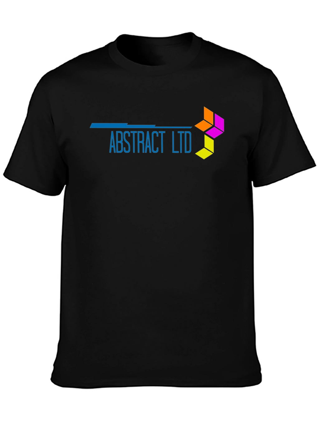Abstract Ltd Black T-Shirt - Modern Design