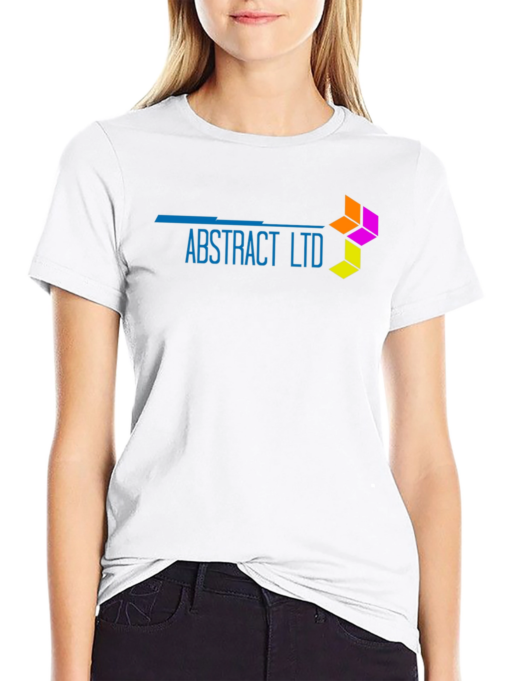 Abstract Ltd Black T-Shirt - Modern Design