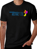 Abstract Ltd Black T-Shirt - Modern Design