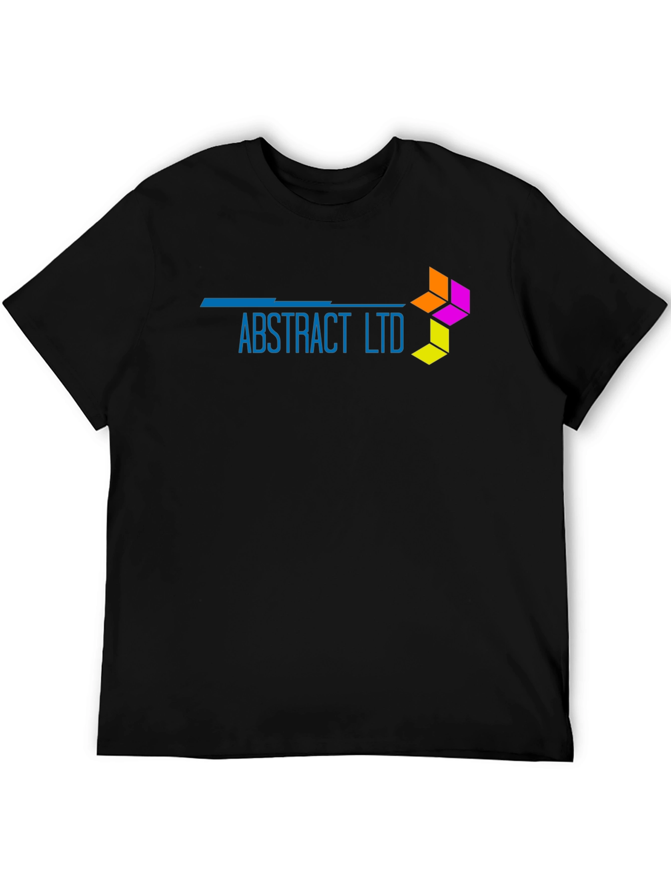 Abstract Ltd Black T-Shirt - Modern Design
