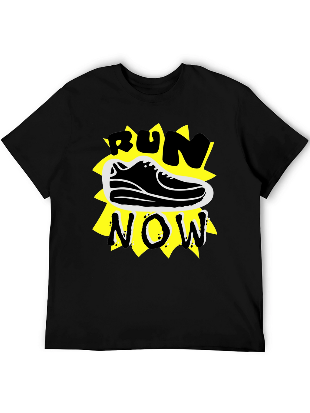 Run Now Graphic Tee - Stylish Activewear T-Shirt