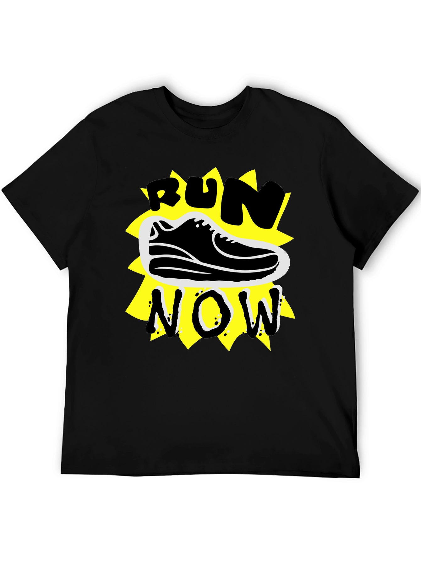 Run Now Graphic Tee - Stylish Activewear T-Shirt