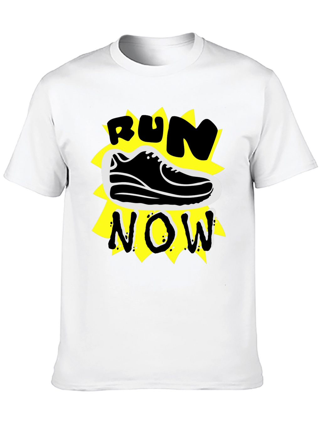 Run Now Graphic Tee - Stylish Activewear T-Shirt