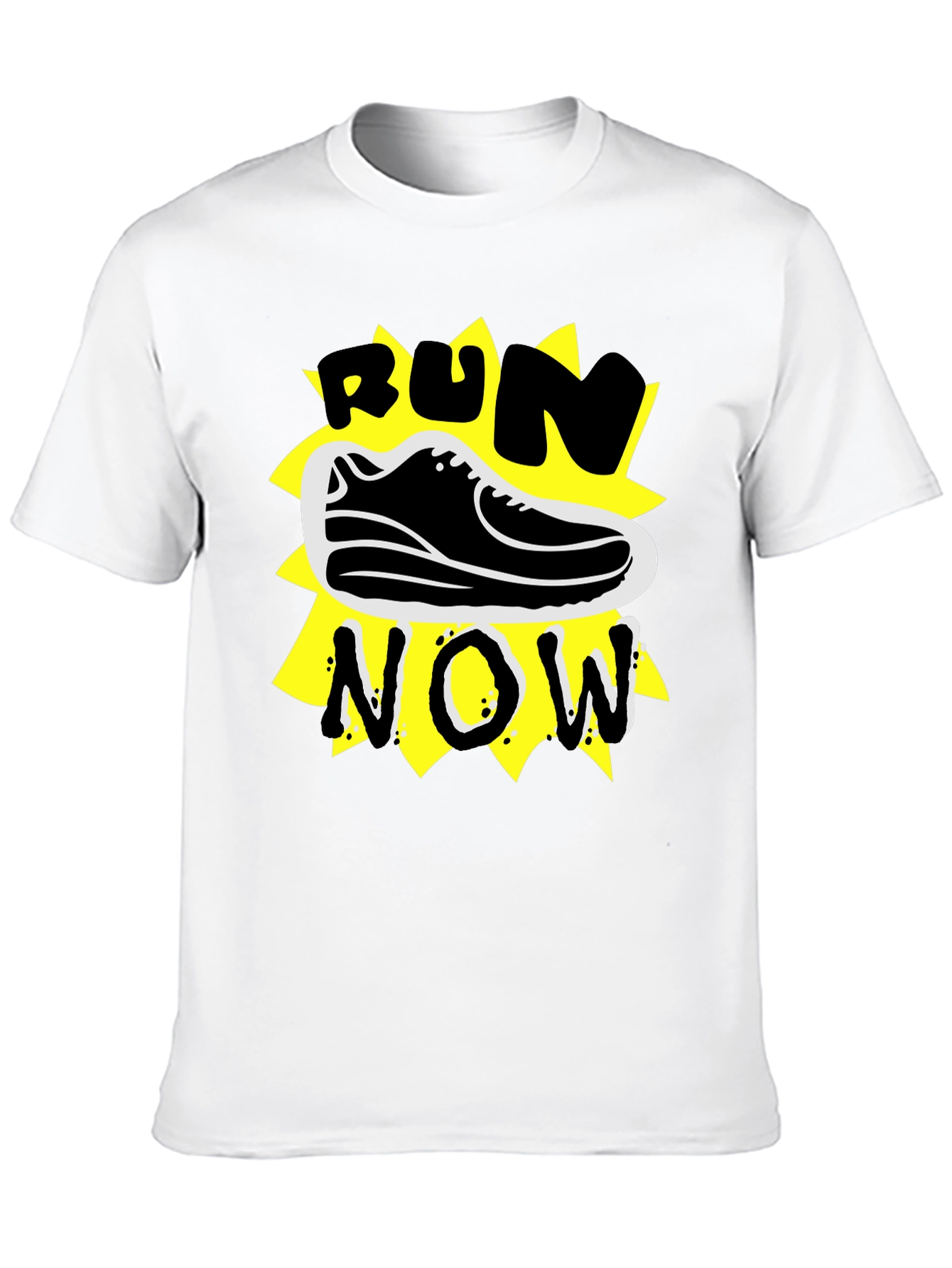 Run Now Graphic Tee - Stylish Activewear T-Shirt