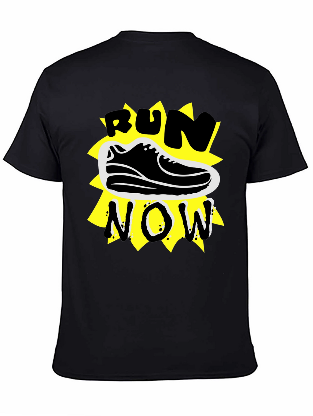 Run Now Graphic Tee - Stylish Activewear T-Shirt