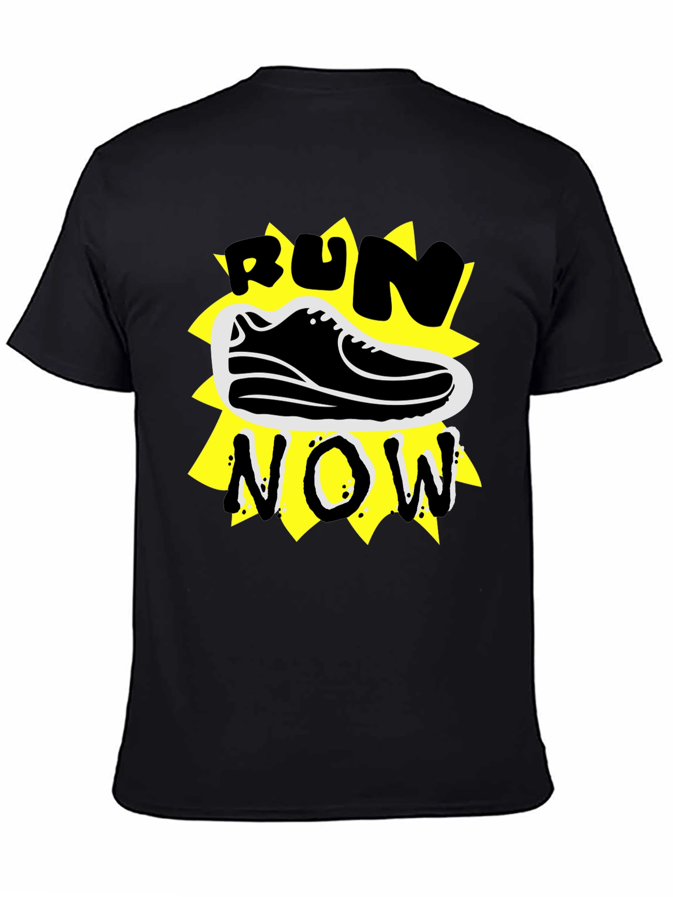 Run Now Graphic Tee - Stylish Activewear T-Shirt