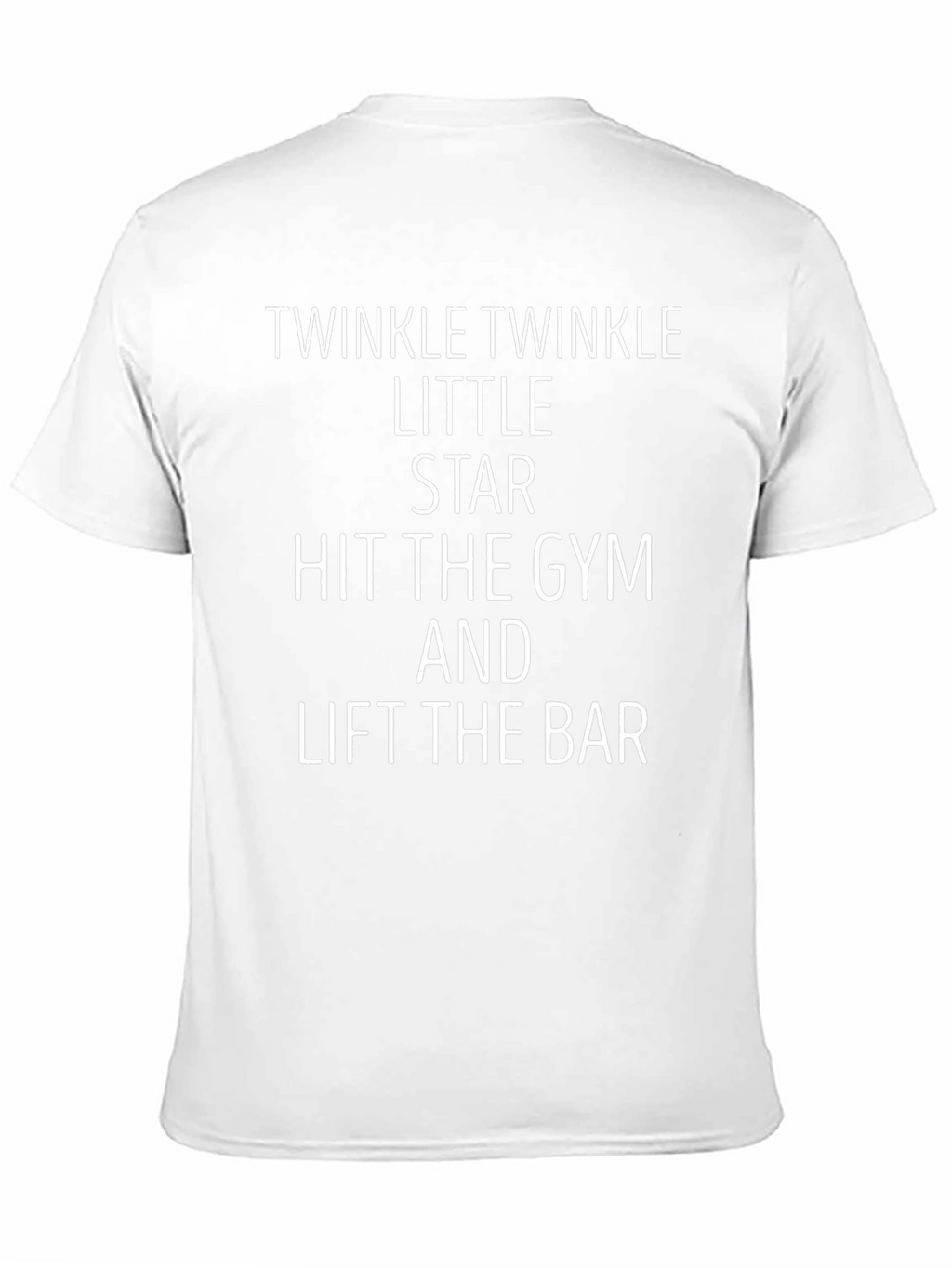 Twinkle Little Star Gym T-Shirt - Black