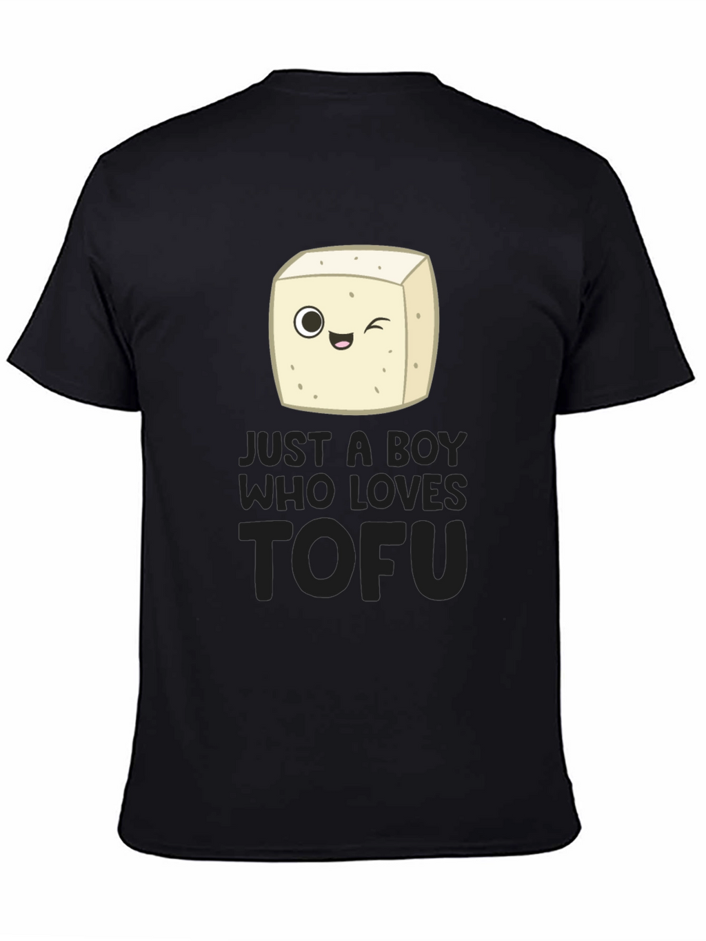 Just a Boy Who Loves Tofu Funny Vegan T-Shirt