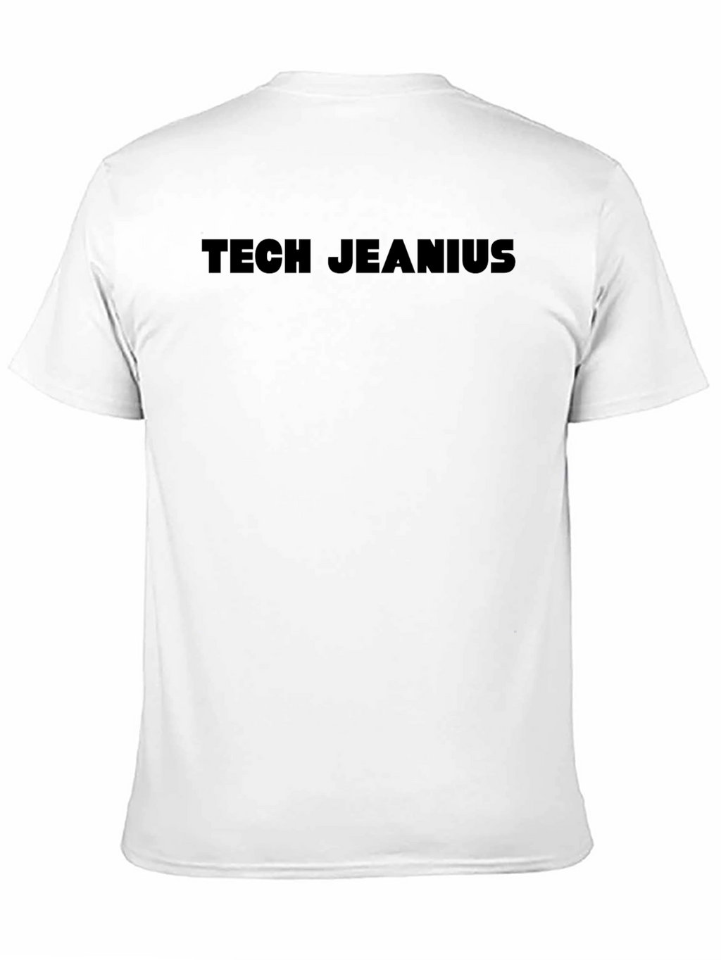 Tech Jeanius Graphic Tee - Modern Black T-Shirt