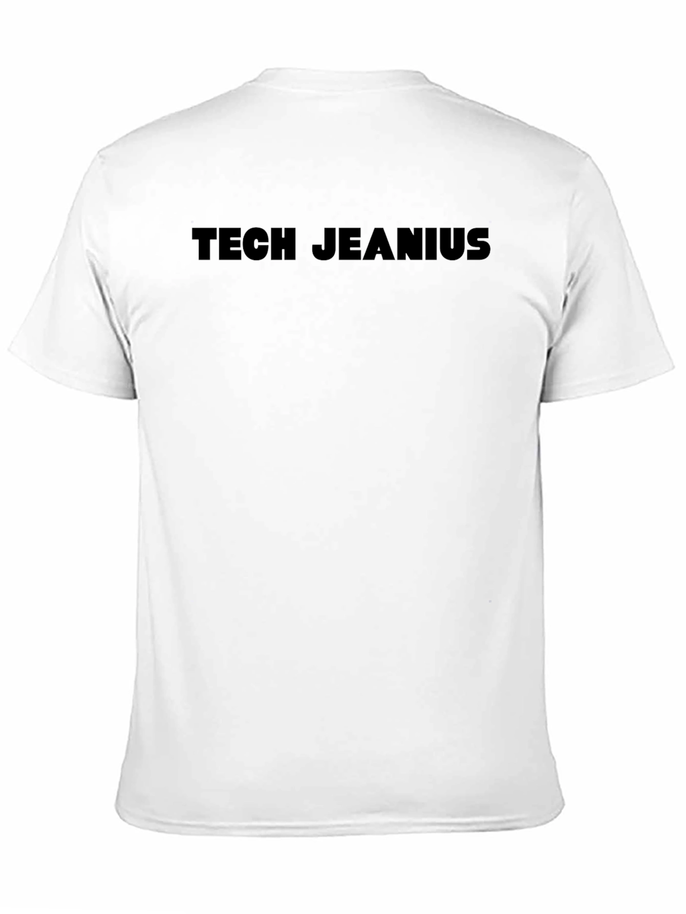 Tech Jeanius Graphic Tee - Modern Black T-Shirt