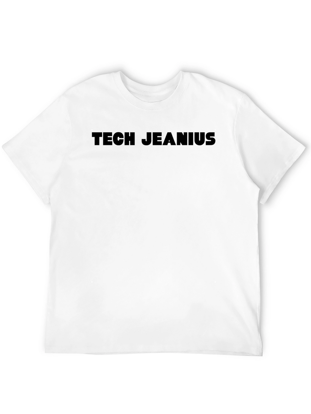 Tech Jeanius Graphic Tee - Modern Black T-Shirt