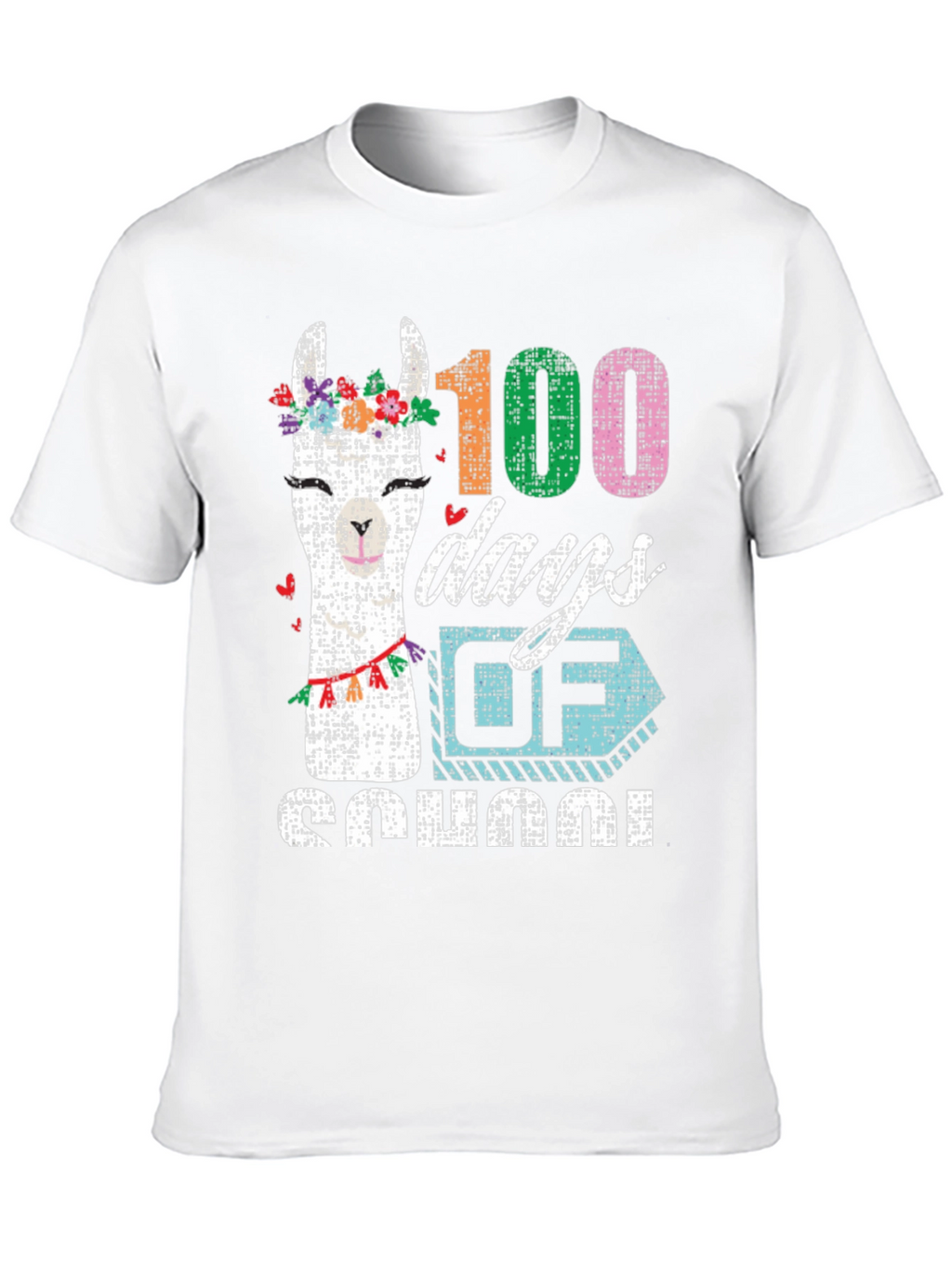 100 Days of School Llama T-Shirt