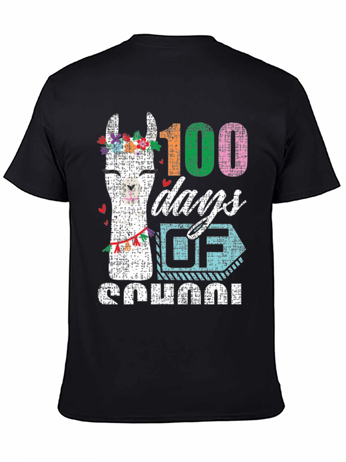 100 Days of School Llama T-Shirt
