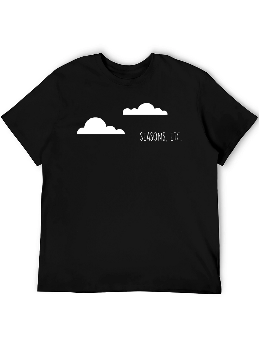 Seasons Etc. Graphic Tee - Black