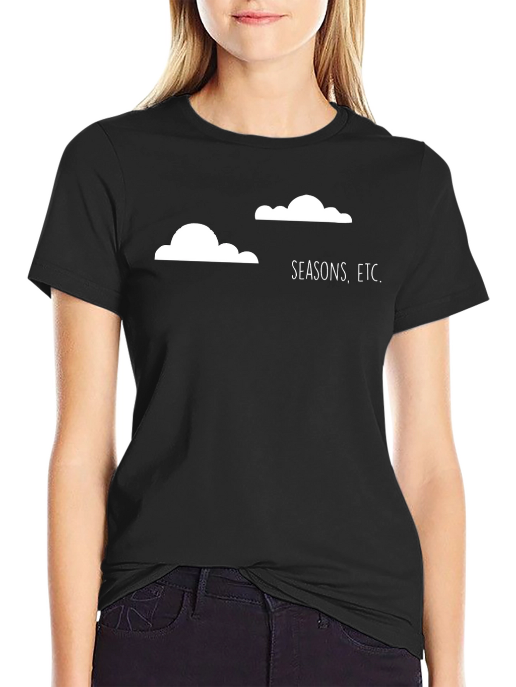 Seasons Etc. Graphic Tee - Black