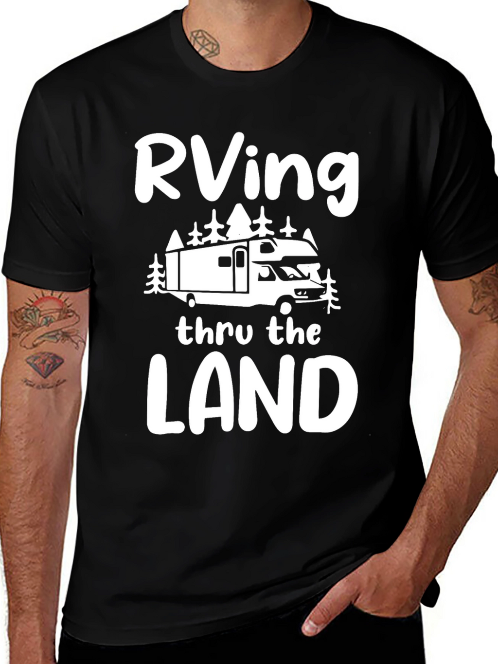 RVing Thru the Land Graphic T-Shirt