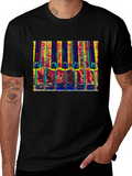 Psychedelic Piano Keys Graphic T-Shirt