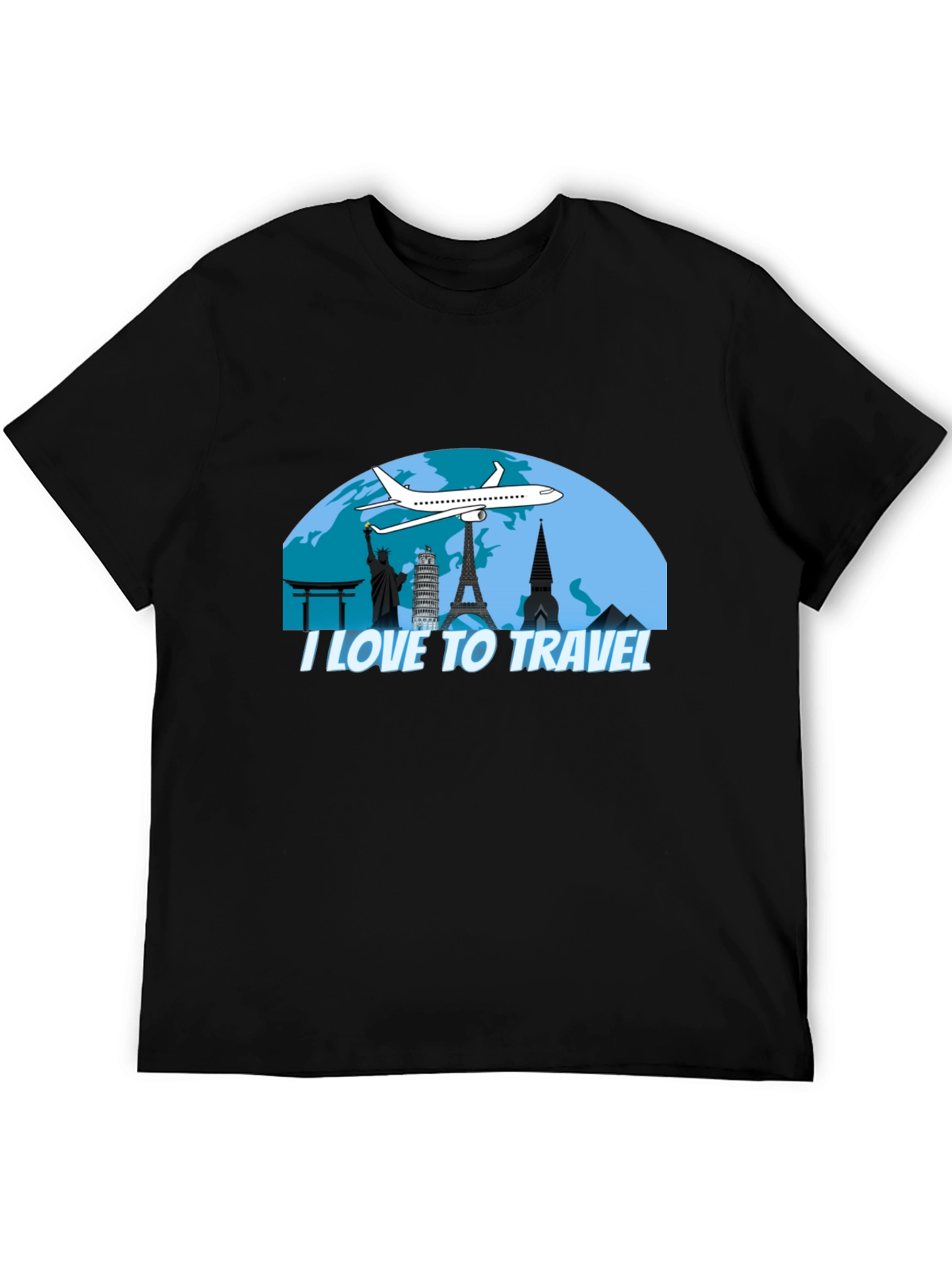 I Love To Travel Graphic T-Shirt