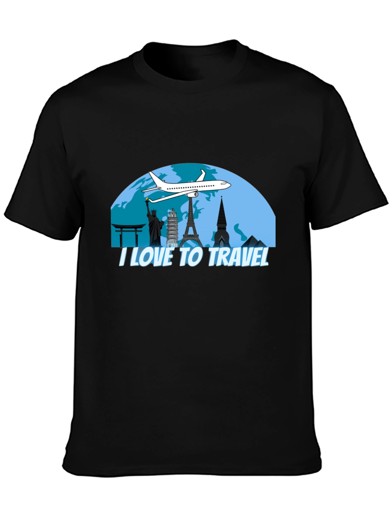 I Love To Travel Graphic T-Shirt