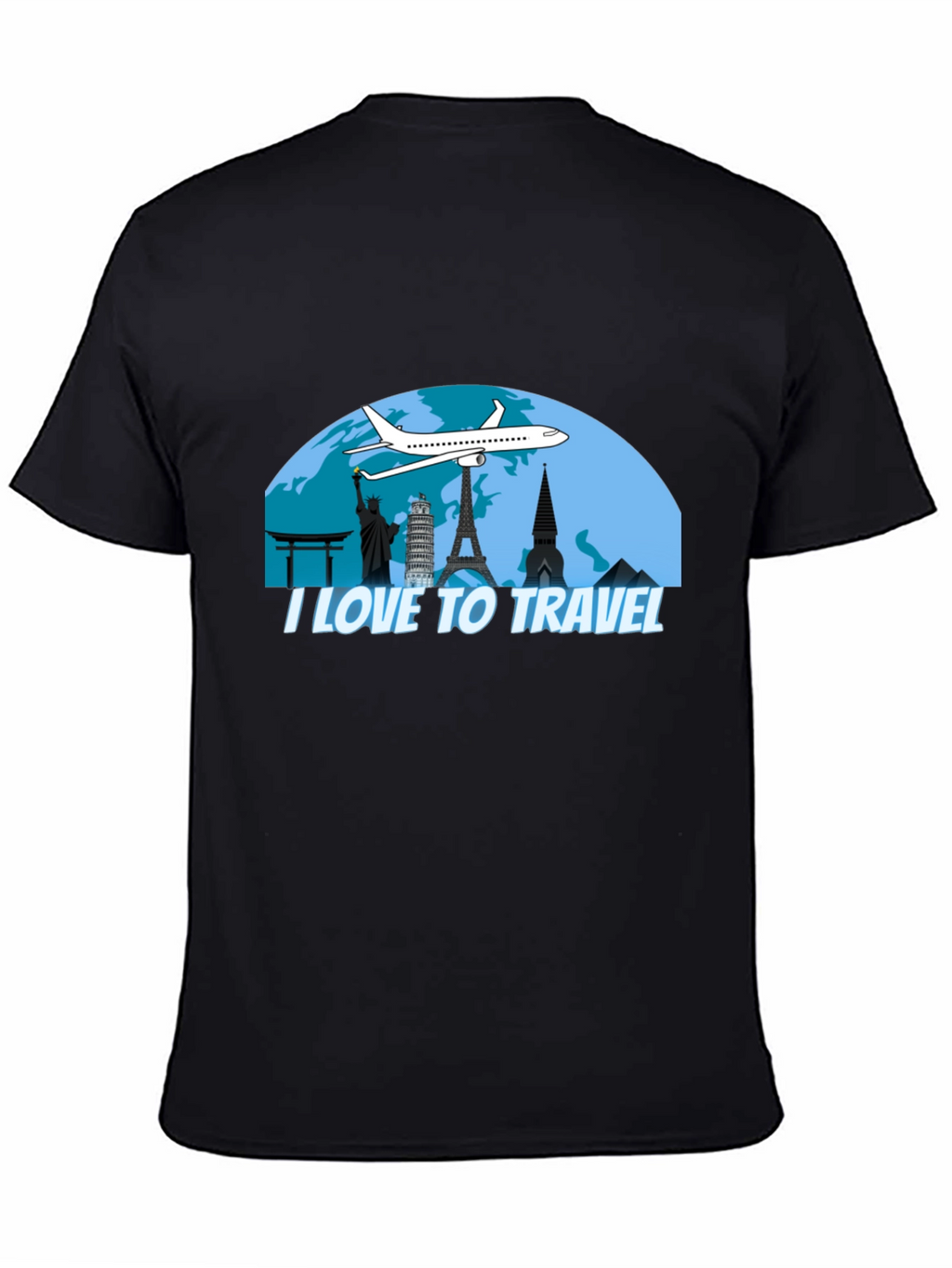 I Love To Travel Graphic T-Shirt