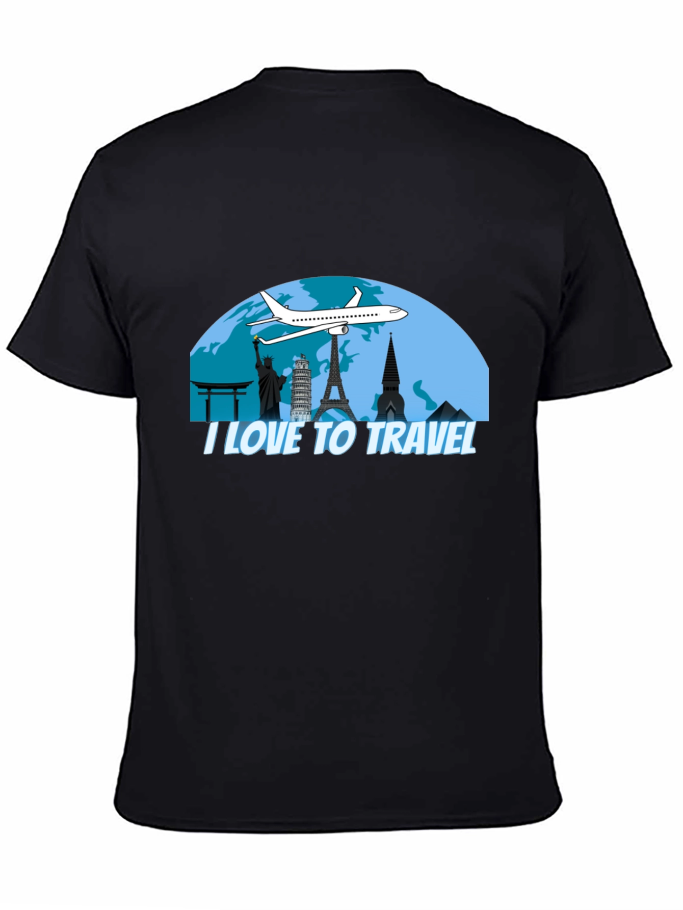 I Love To Travel Graphic T-Shirt